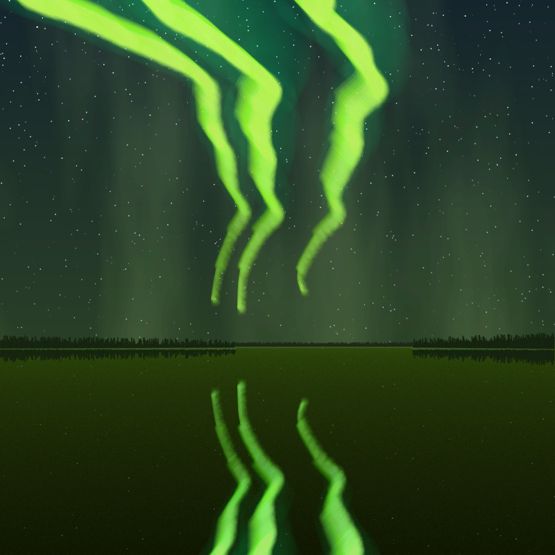 Aurora Borealis #109 static NFT preview