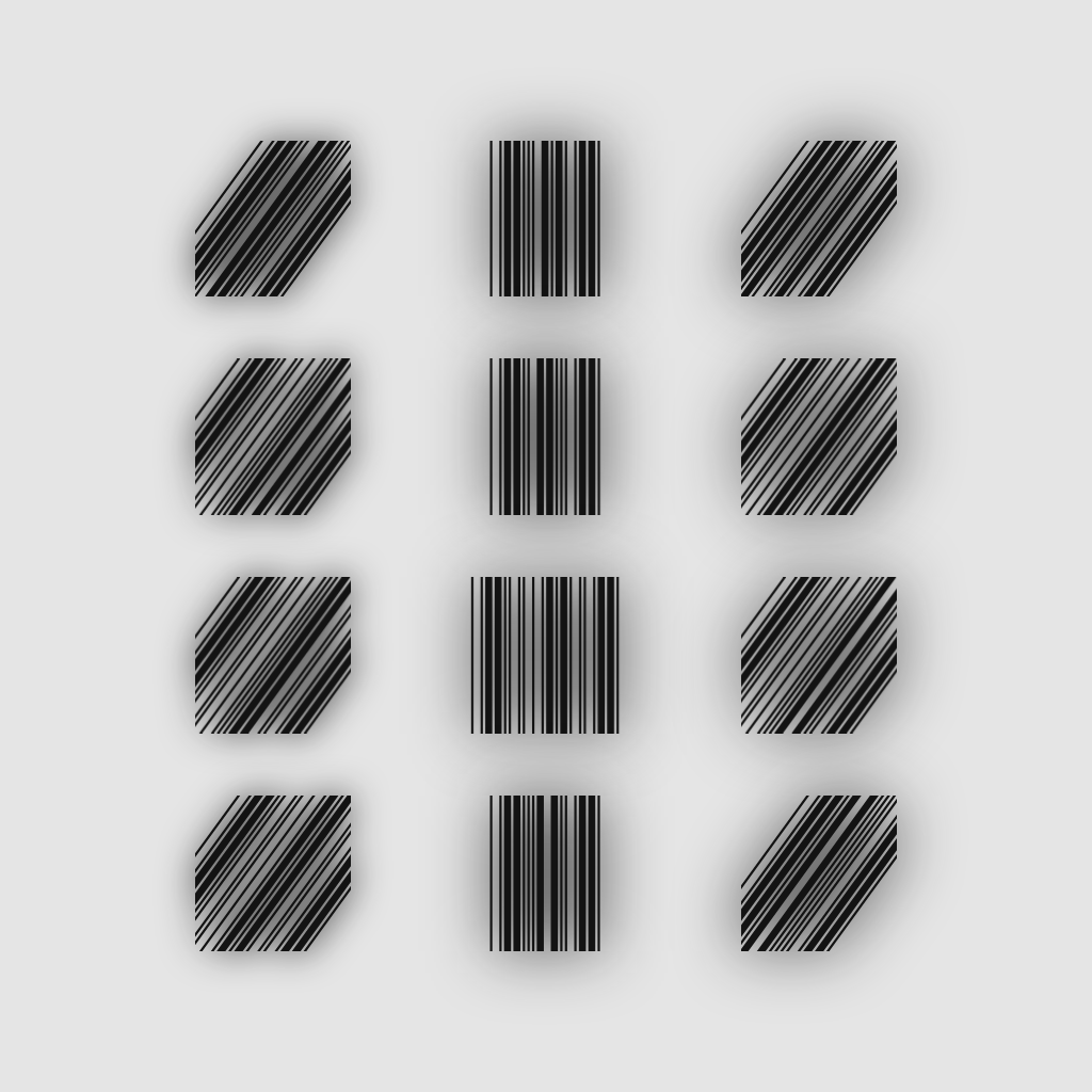 barcode(fxhash) #382 static NFT preview