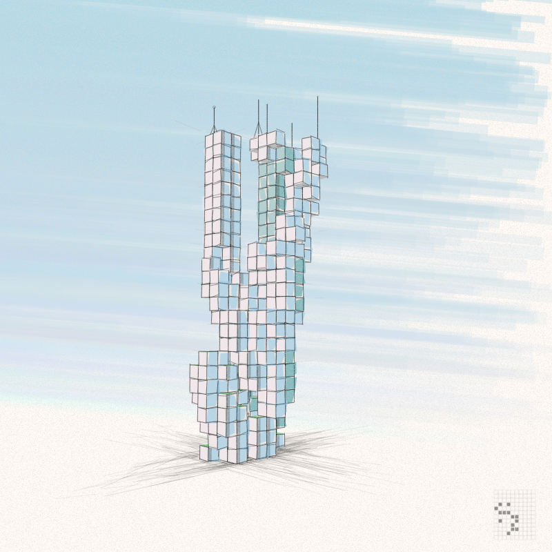 Cellular Skyscrapers #26 static token preview
