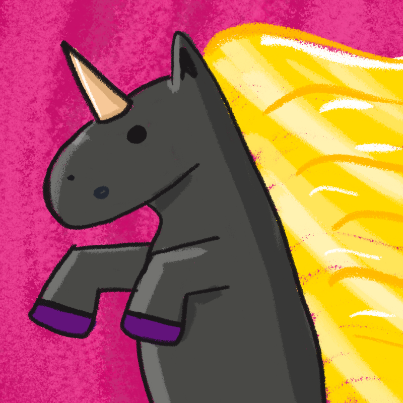 Peculiar unicornos #106 static token preview