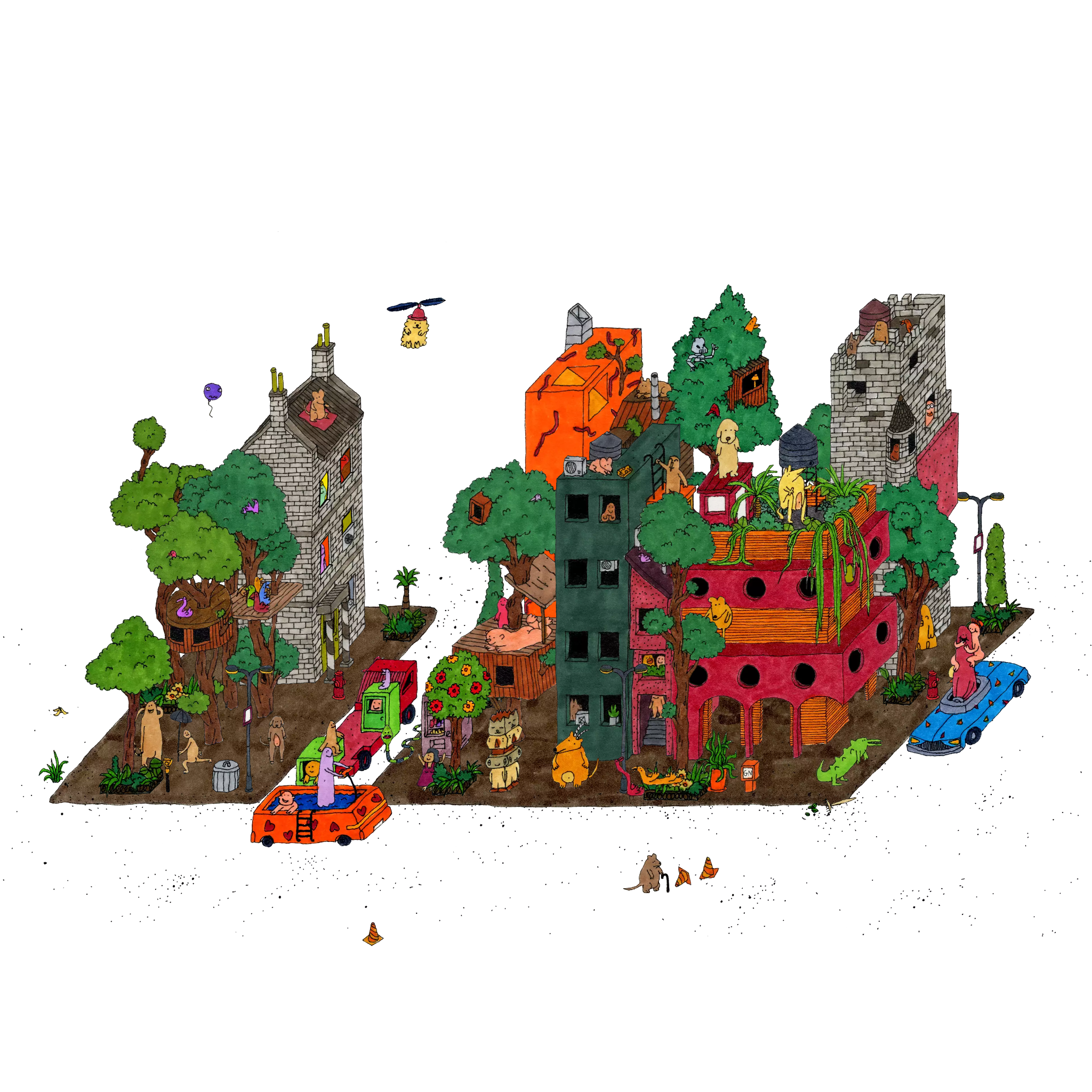GuilCity #185 static NFT preview