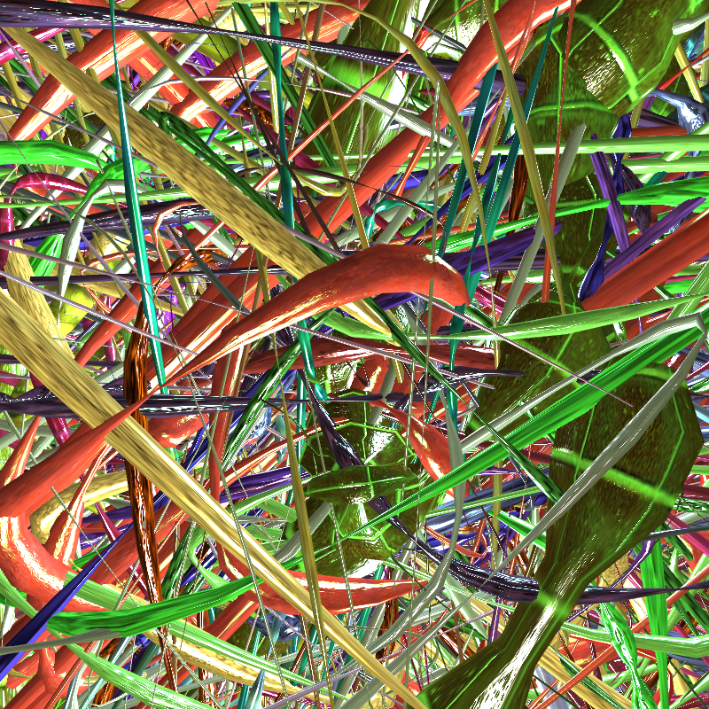 Prismatic Thickets #161 static token preview