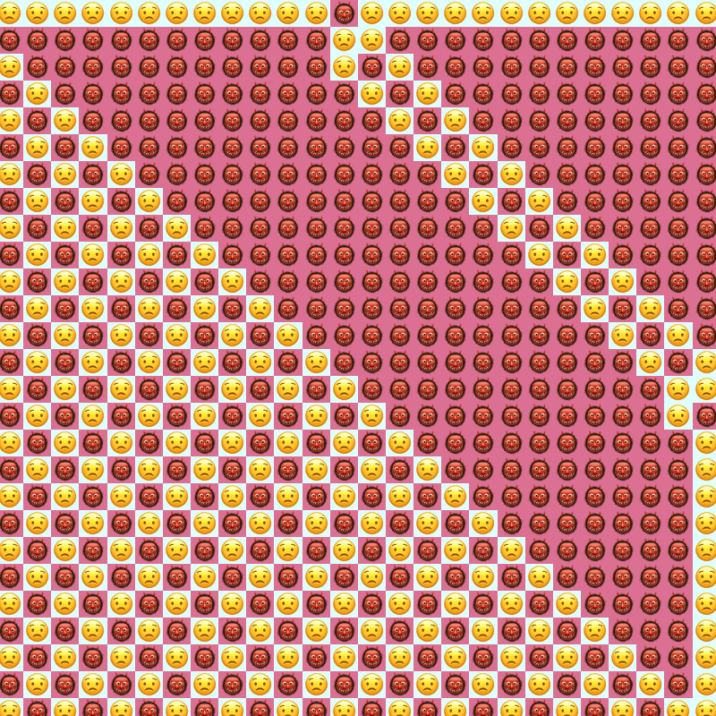 Elementary Cellular Emoji Automata #824 static NFT preview