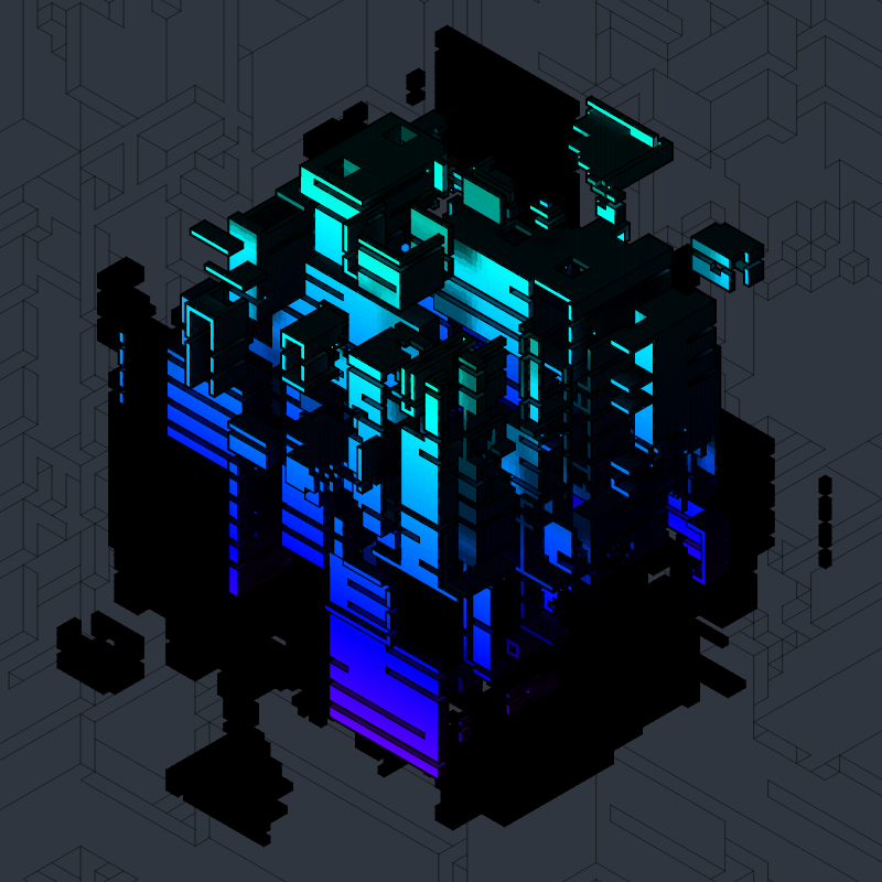 Isofrag generator series I #413 static token preview