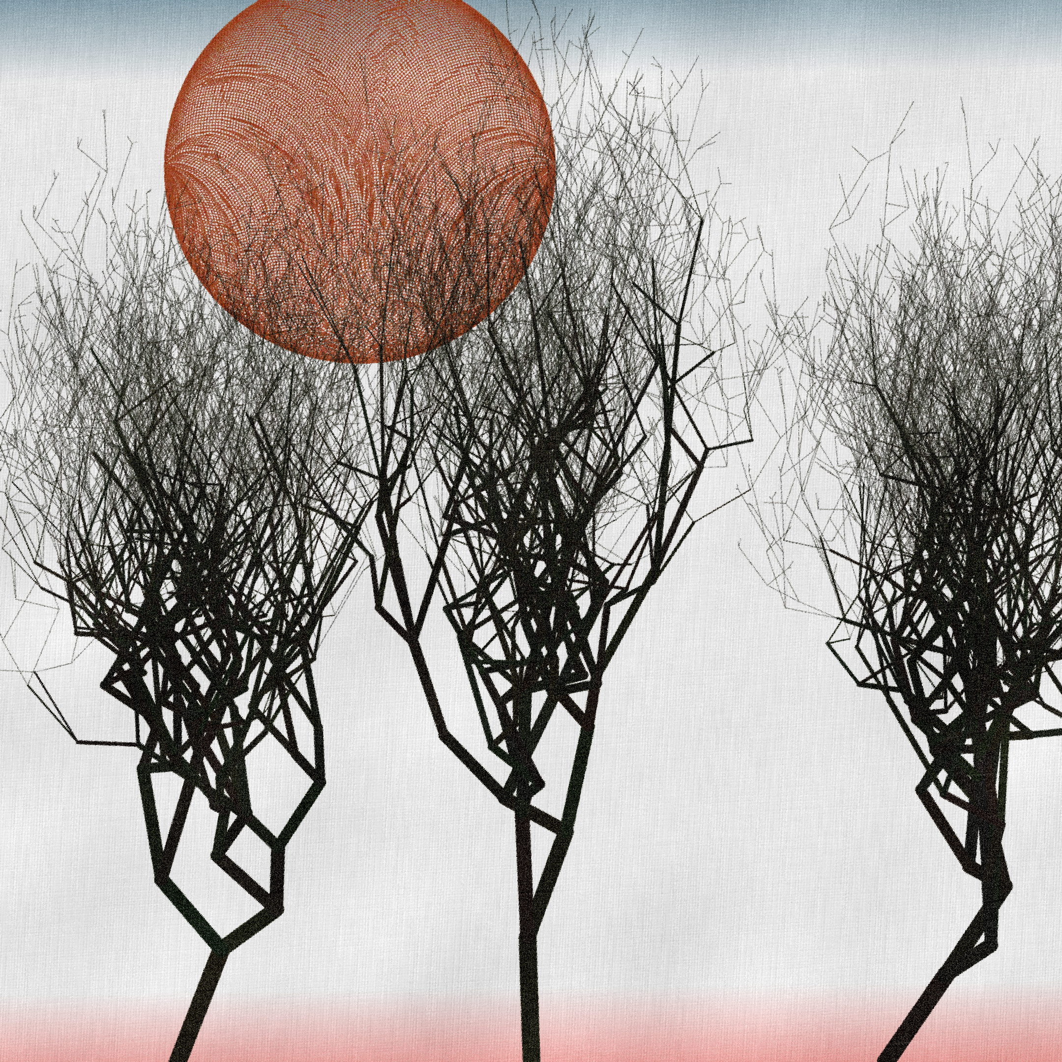 Three dead trees on earth #120 static token preview