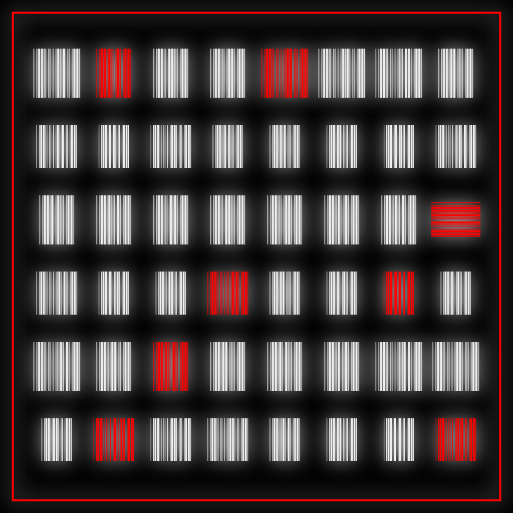 barcode(fxhash) #255 static NFT preview