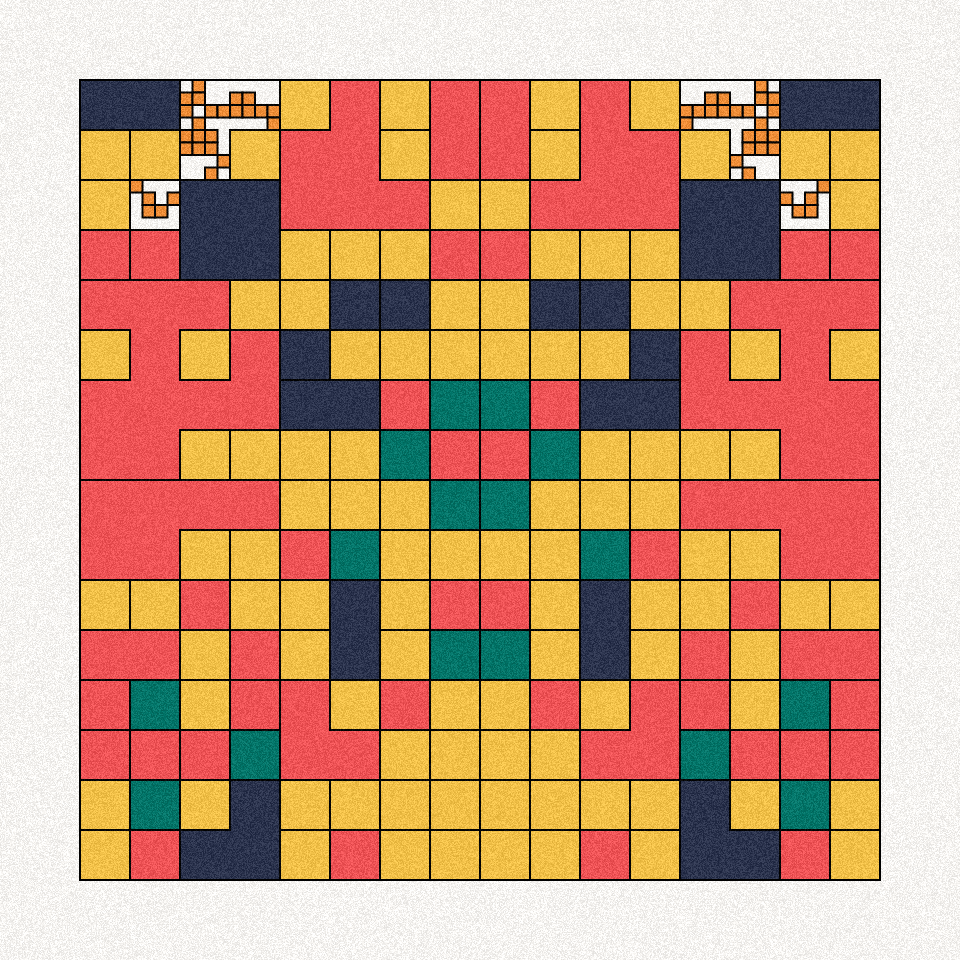 Pixel Blots #52 static NFT preview