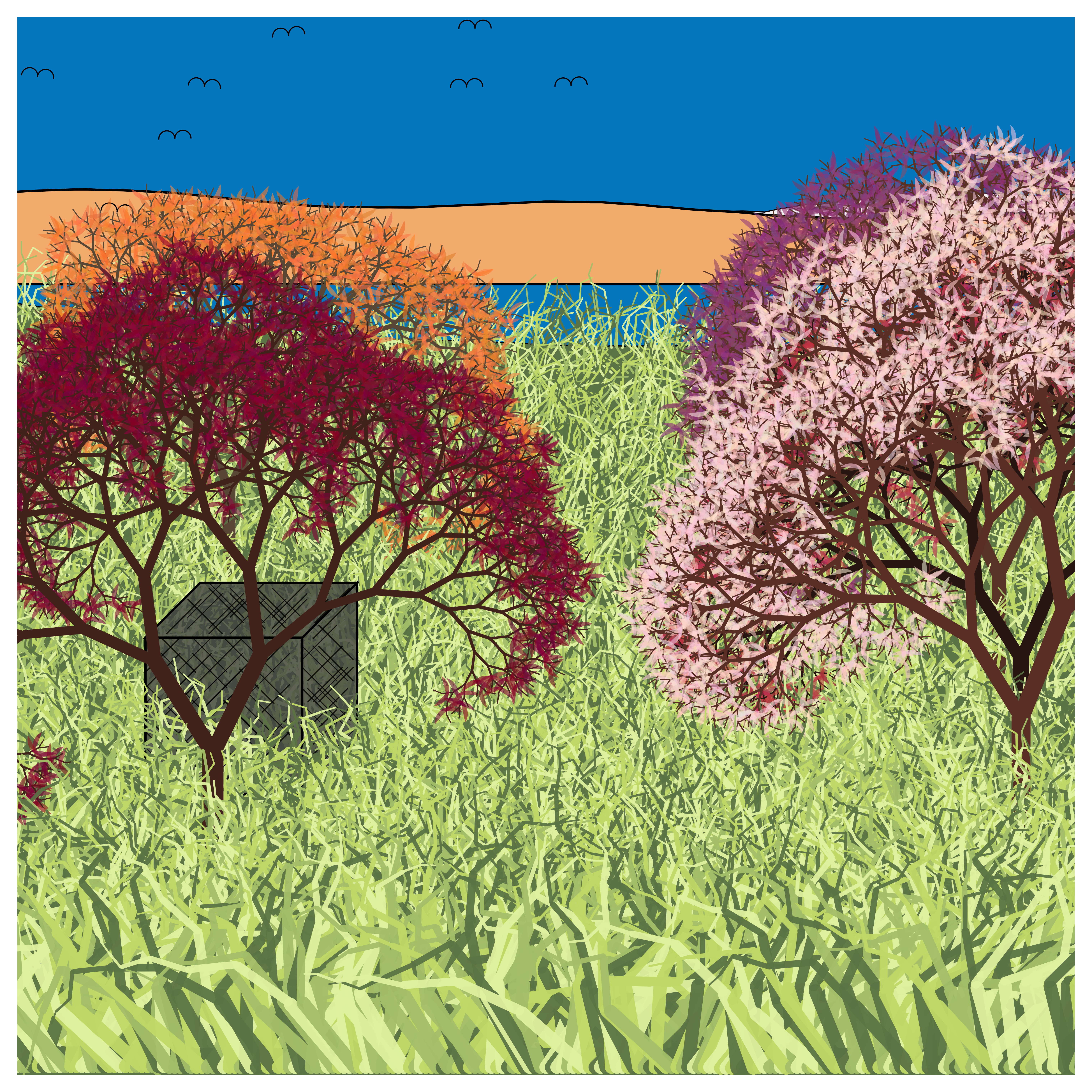 Cube Forest #44 static NFT preview