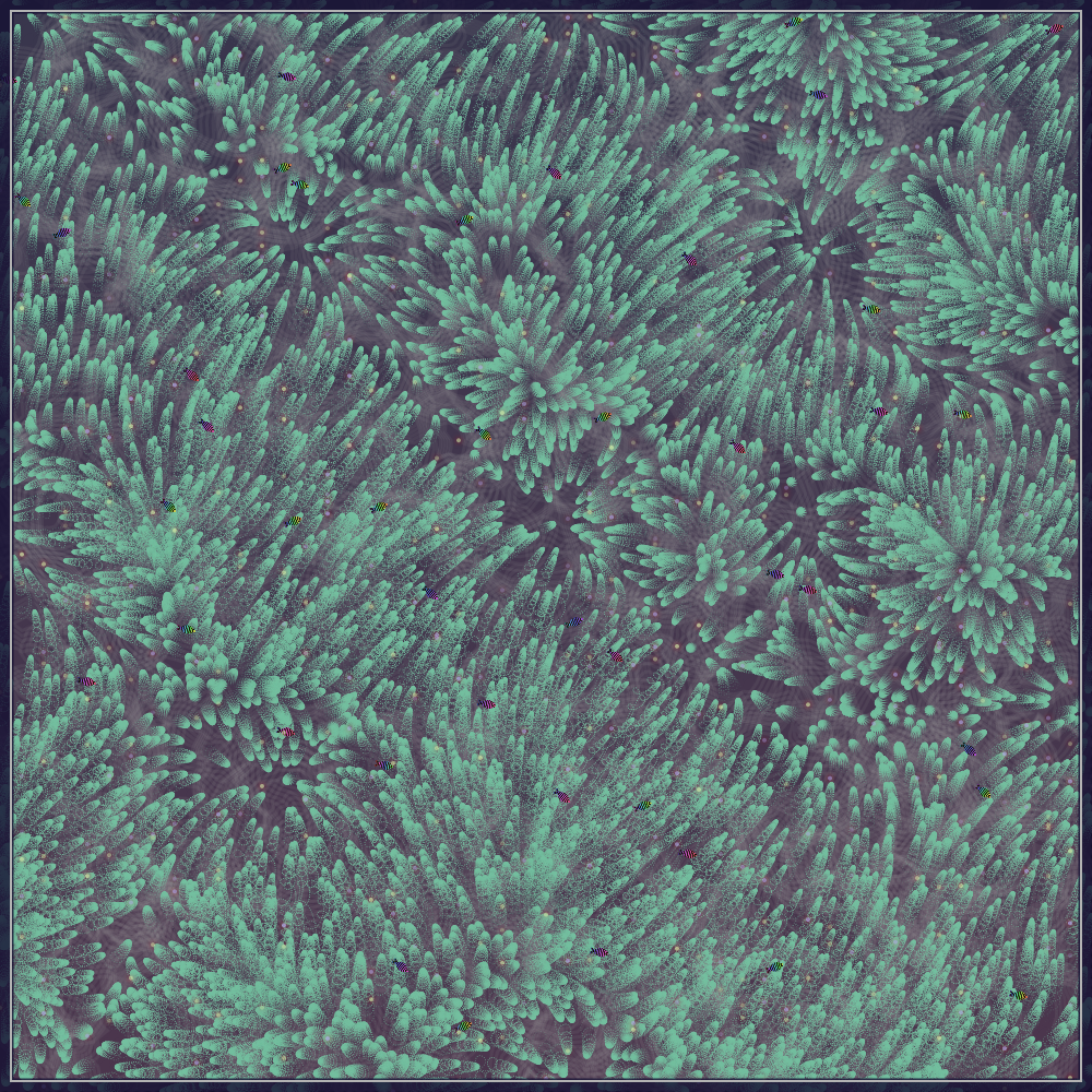 Tezbloom in ocean #38 static NFT preview