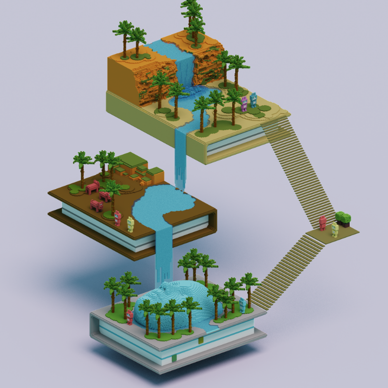 Books and islands #84 static token preview