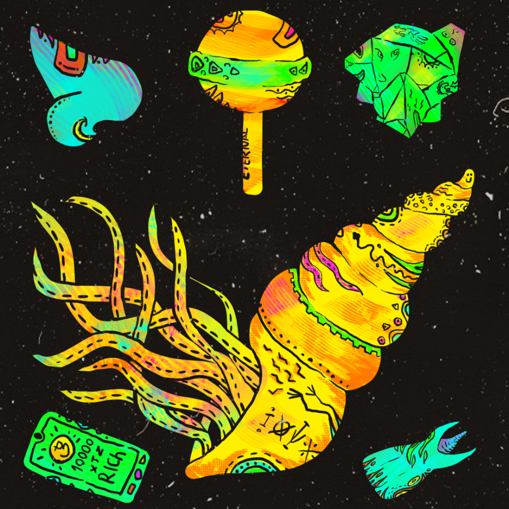 Neon Prophecies #9 static token preview