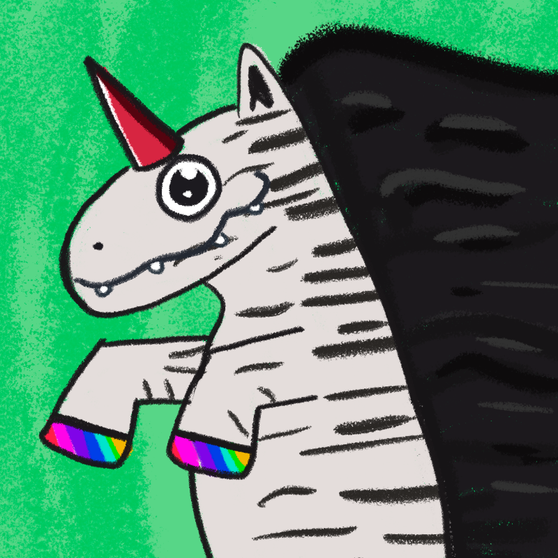 Peculiar unicornos #420 static token preview