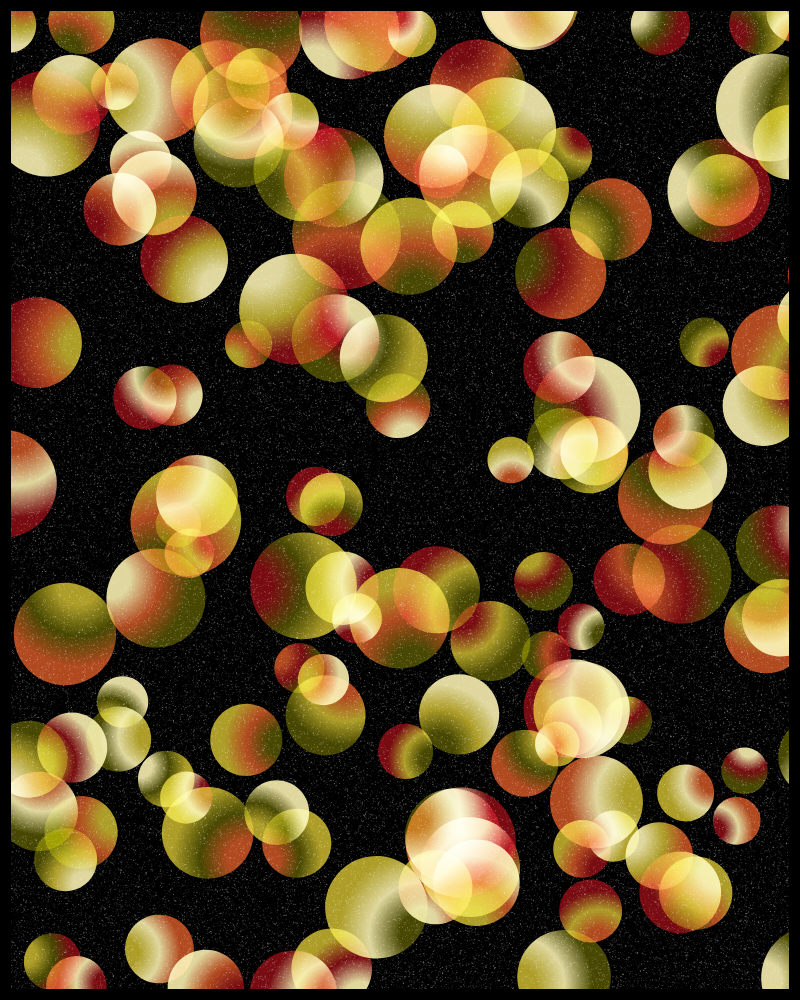 Space Bubbles (re) #100 static NFT preview