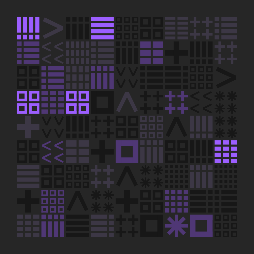 Sashiko ^ . ! - * ▪️ #95 static token preview