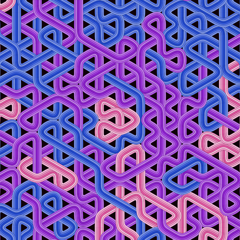 Bézier Truchet #67 static token preview