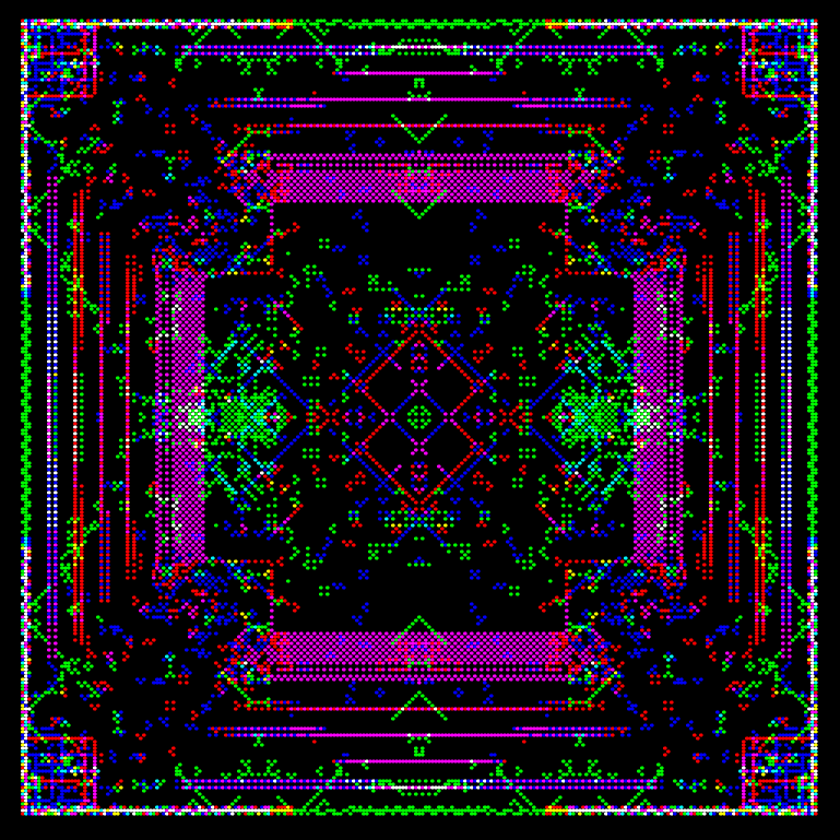 octomatonRGB #365 static NFT preview