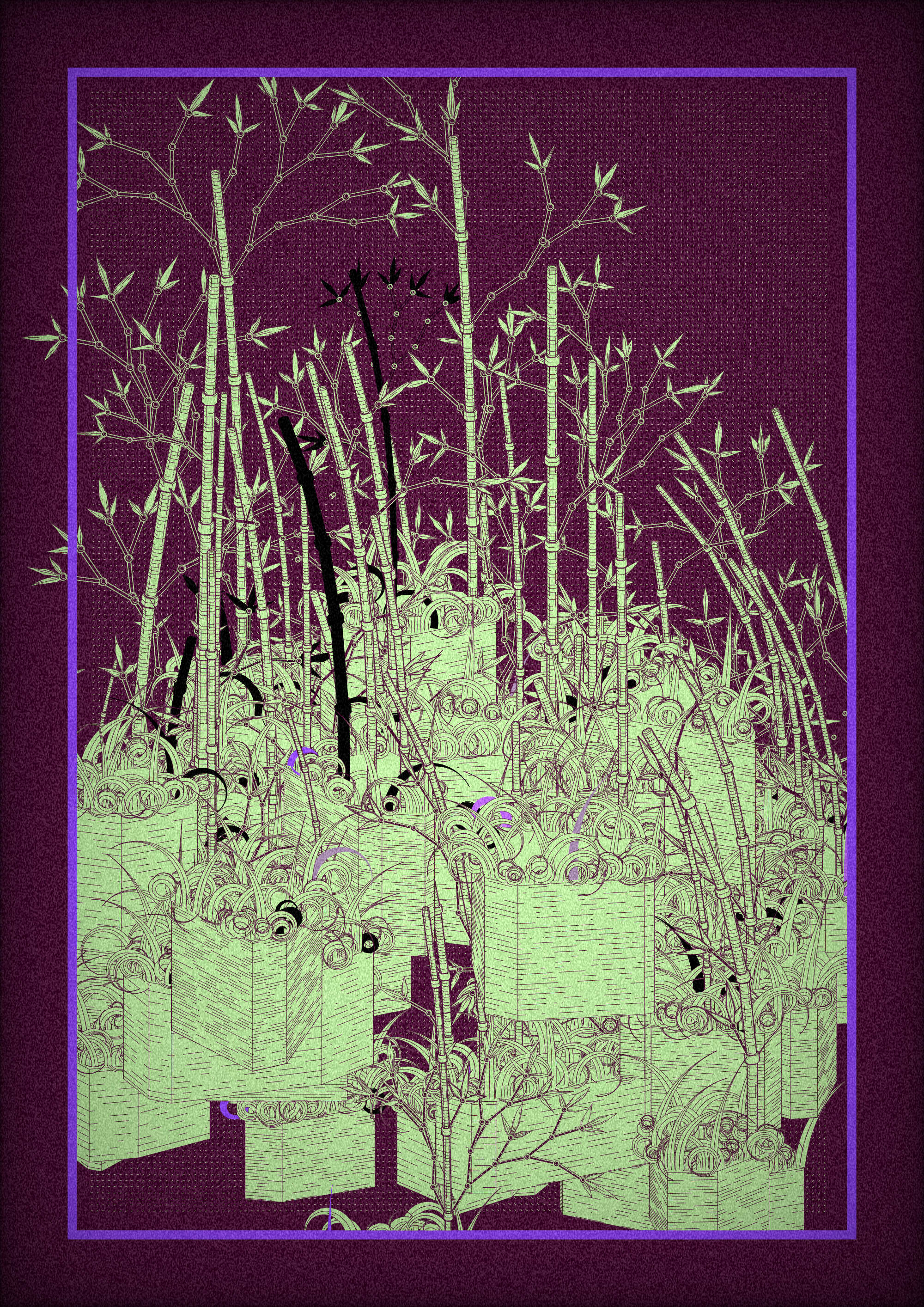 Mecha-Bamboo #320 static NFT preview