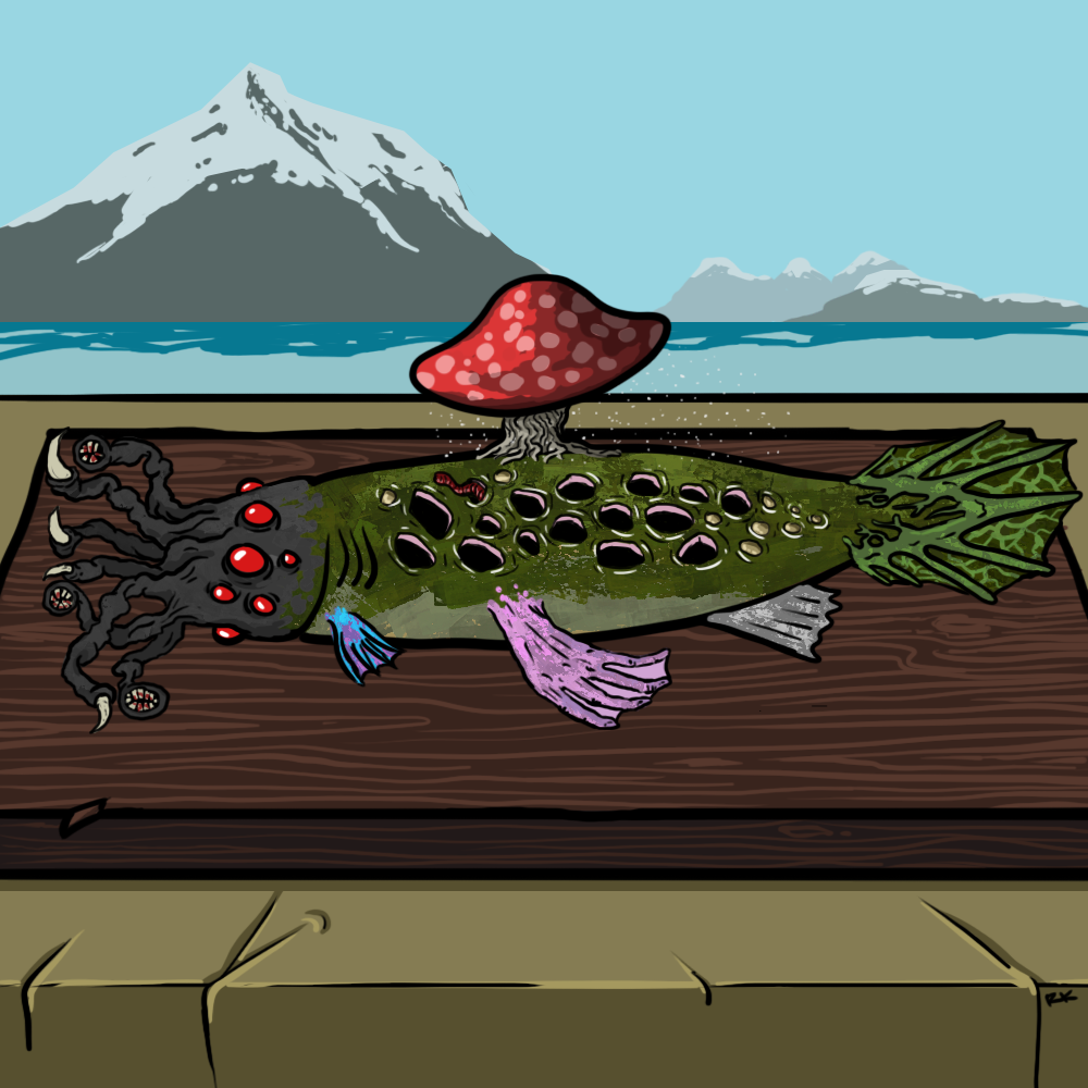 Monstrous Catch #68 static token preview