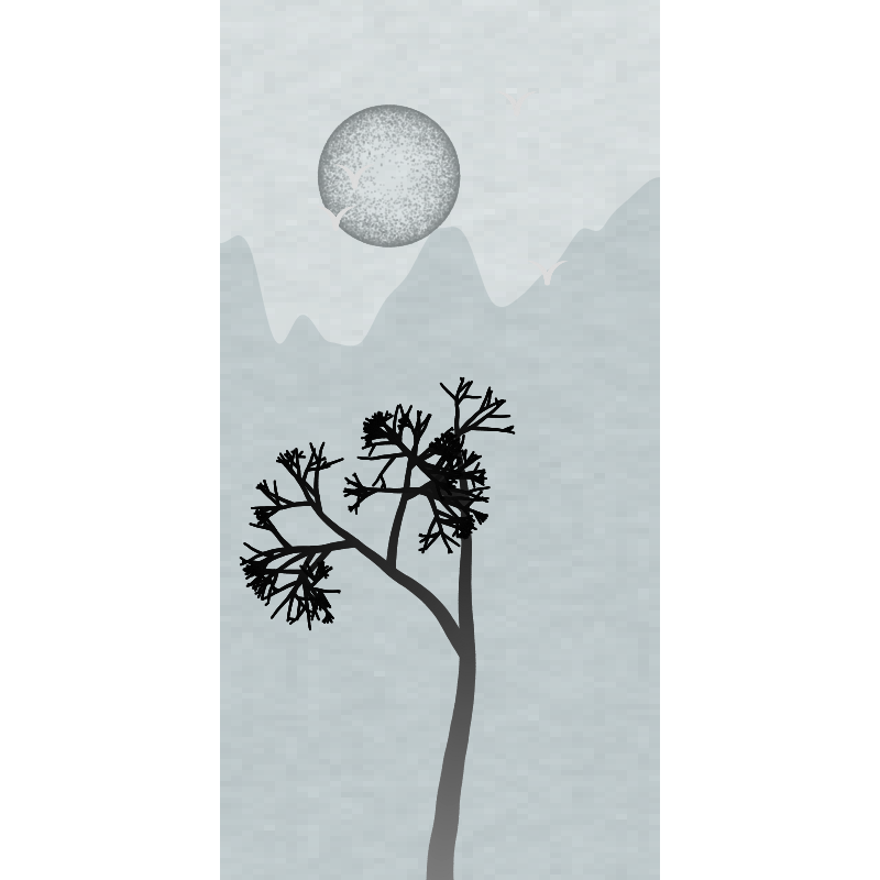 Tree 樹 #25 static NFT preview