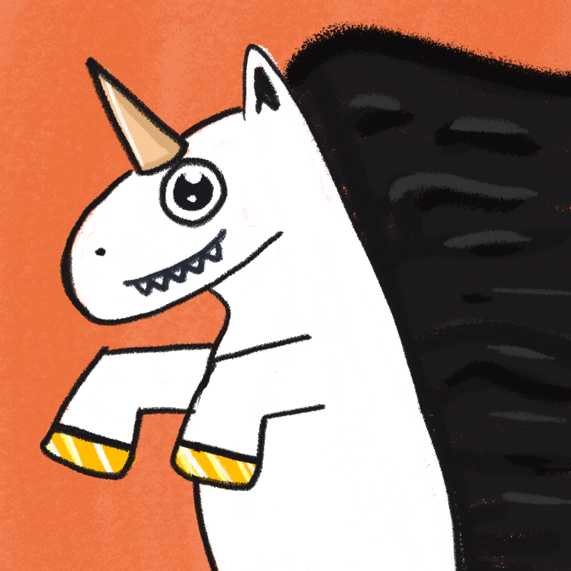 Peculiar unicornos #419 static token preview