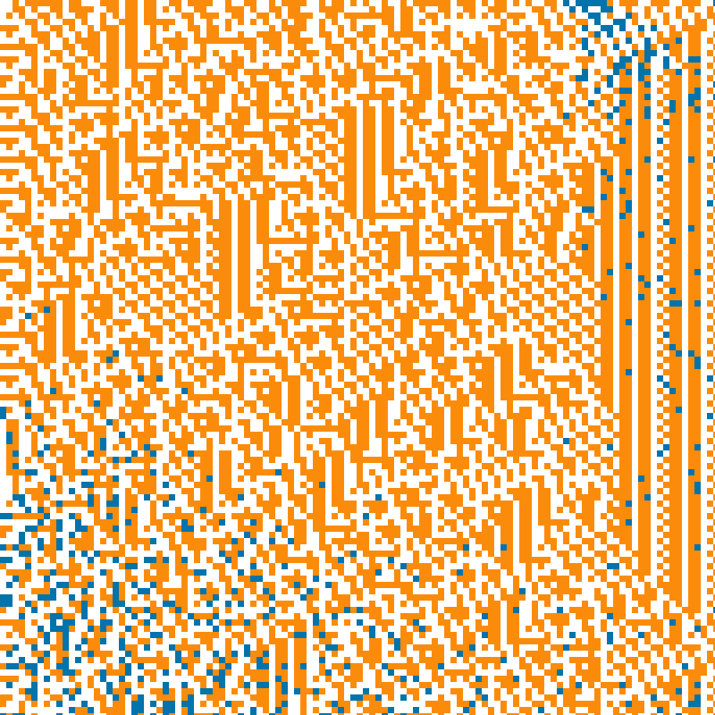 Colored Elementary Cellular Automaton #186 static token preview