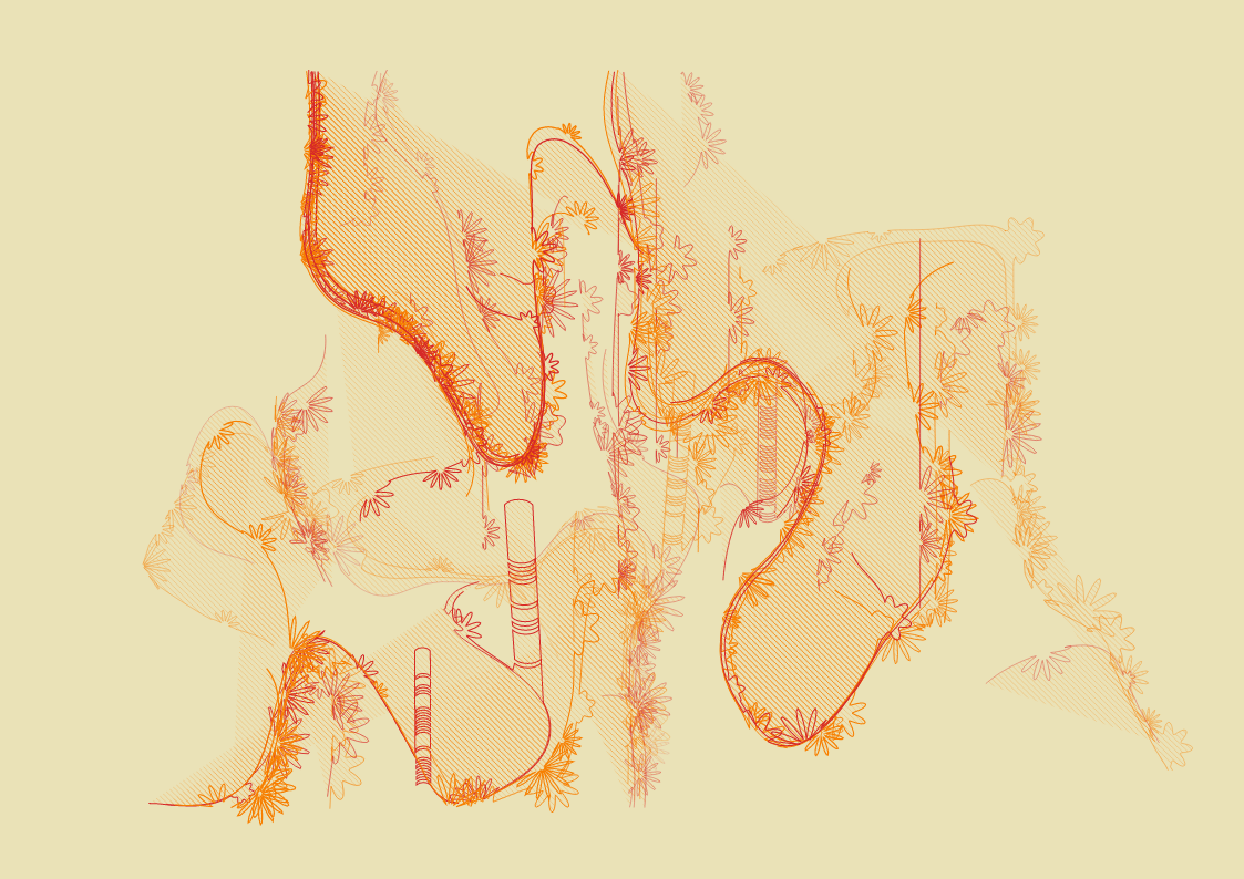 One hundred views of a curve #103 static NFT preview