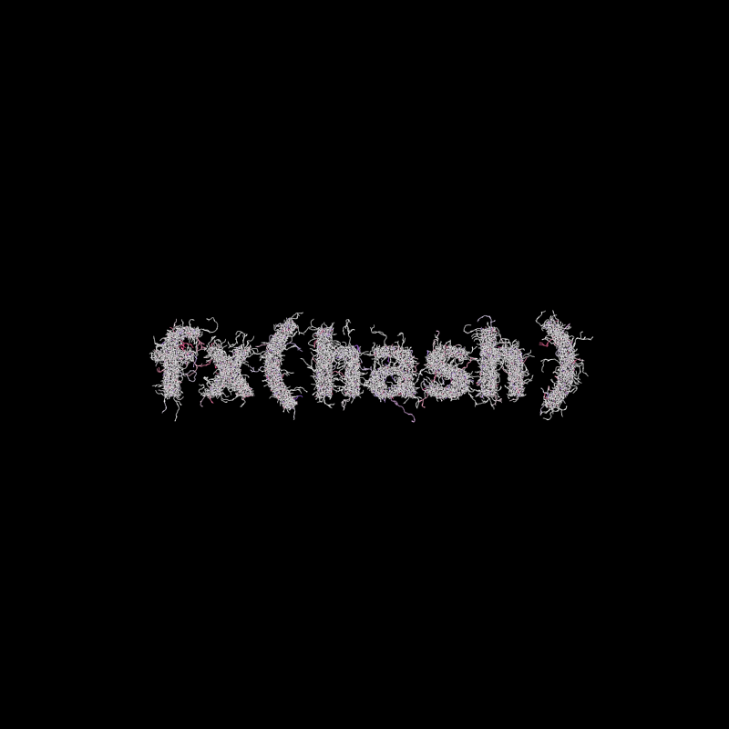 FXHASH Logo with Features #486 static token preview