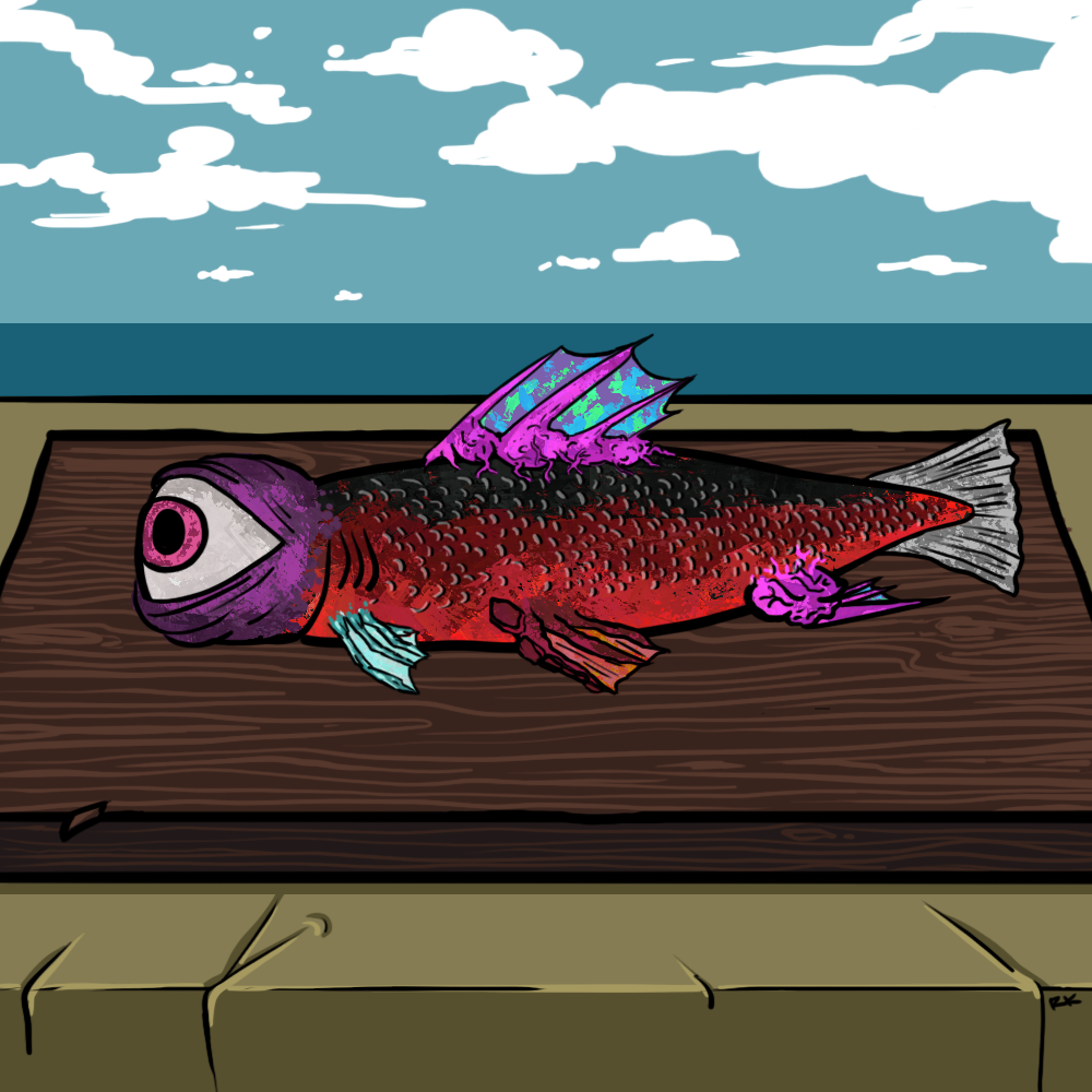 Monstrous Catch #117 static token preview