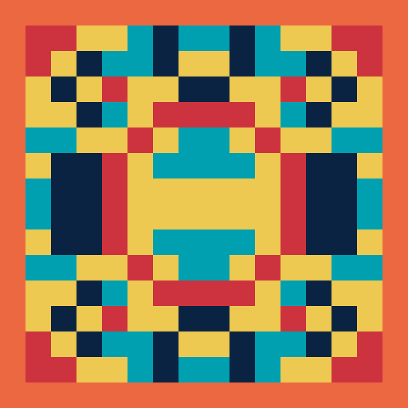 Pixel Mandala #91 static token preview