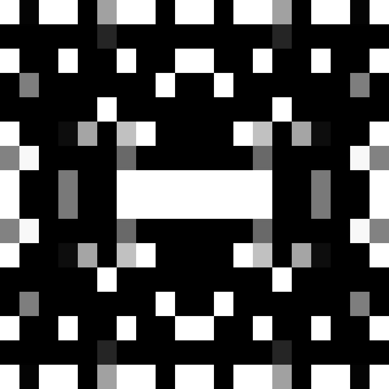 QR Glyphs Invaders #33 static token preview