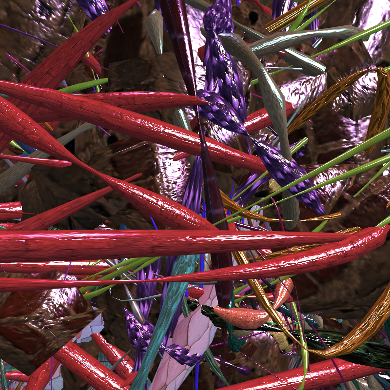 Prismatic Thickets #593 static NFT preview