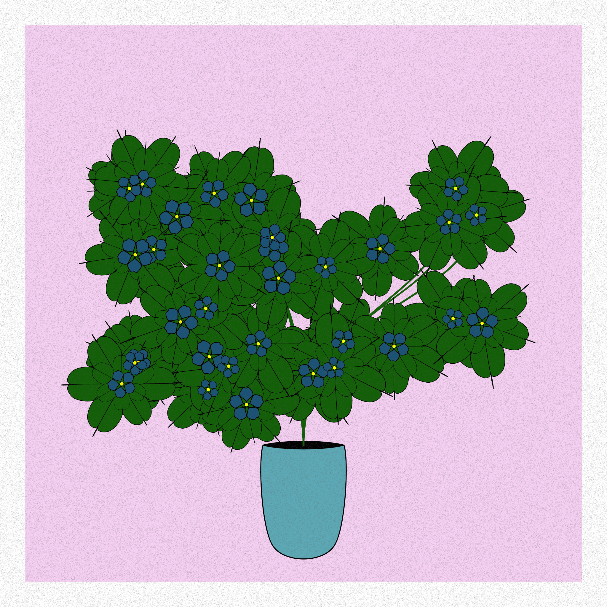 Flowers #153 static NFT preview