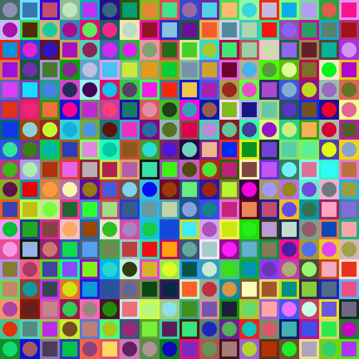Square Dot Composition #35 static token preview