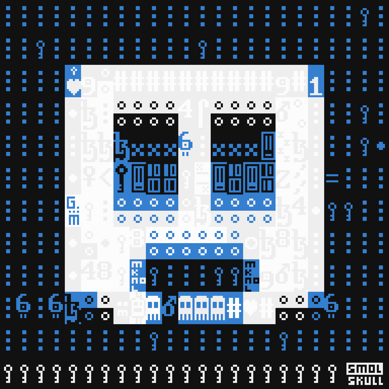 ASCII-SMOLSKULL #53 static token preview
