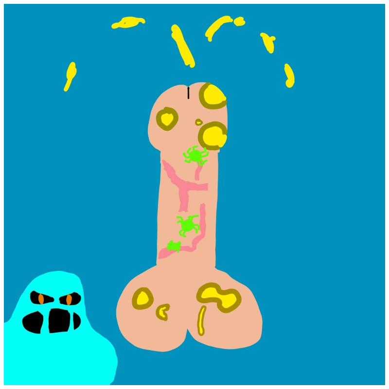 Decayed Dickgenerative Art #65 static token preview