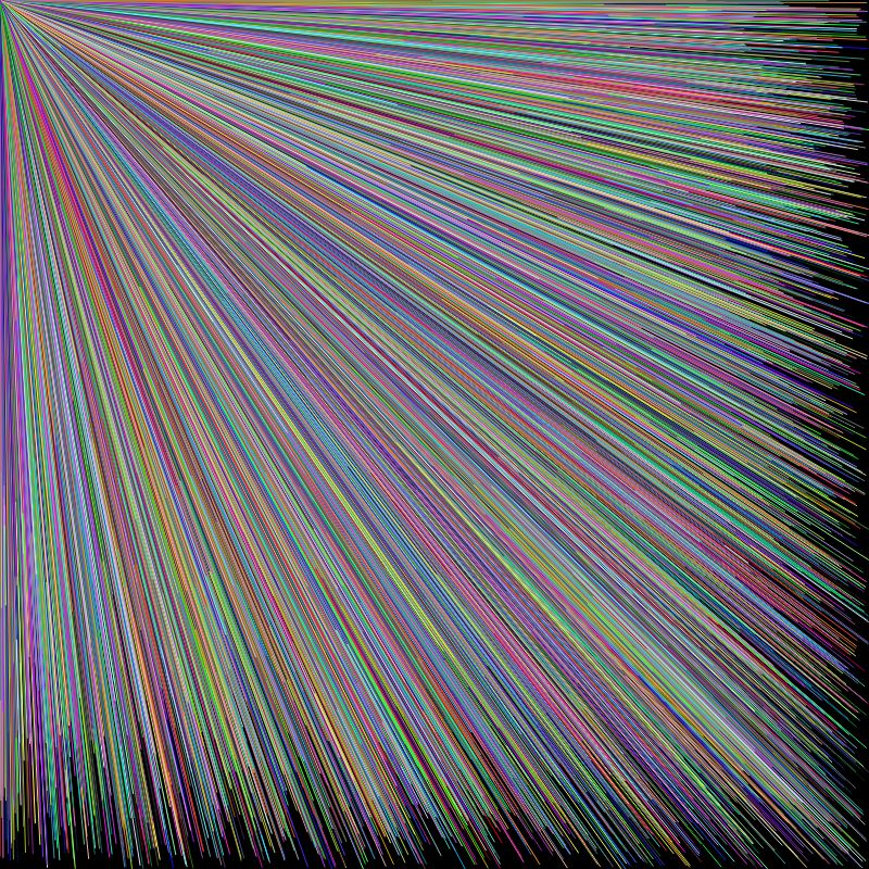 Colorful Lines #48 static NFT preview