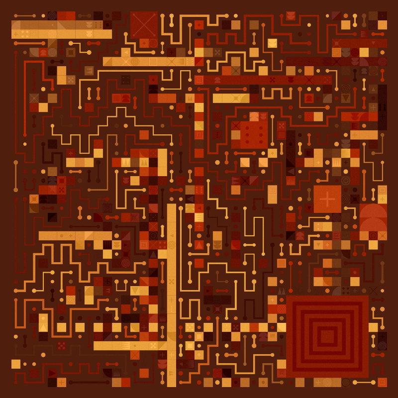 Scattered Pathways #336 static NFT preview