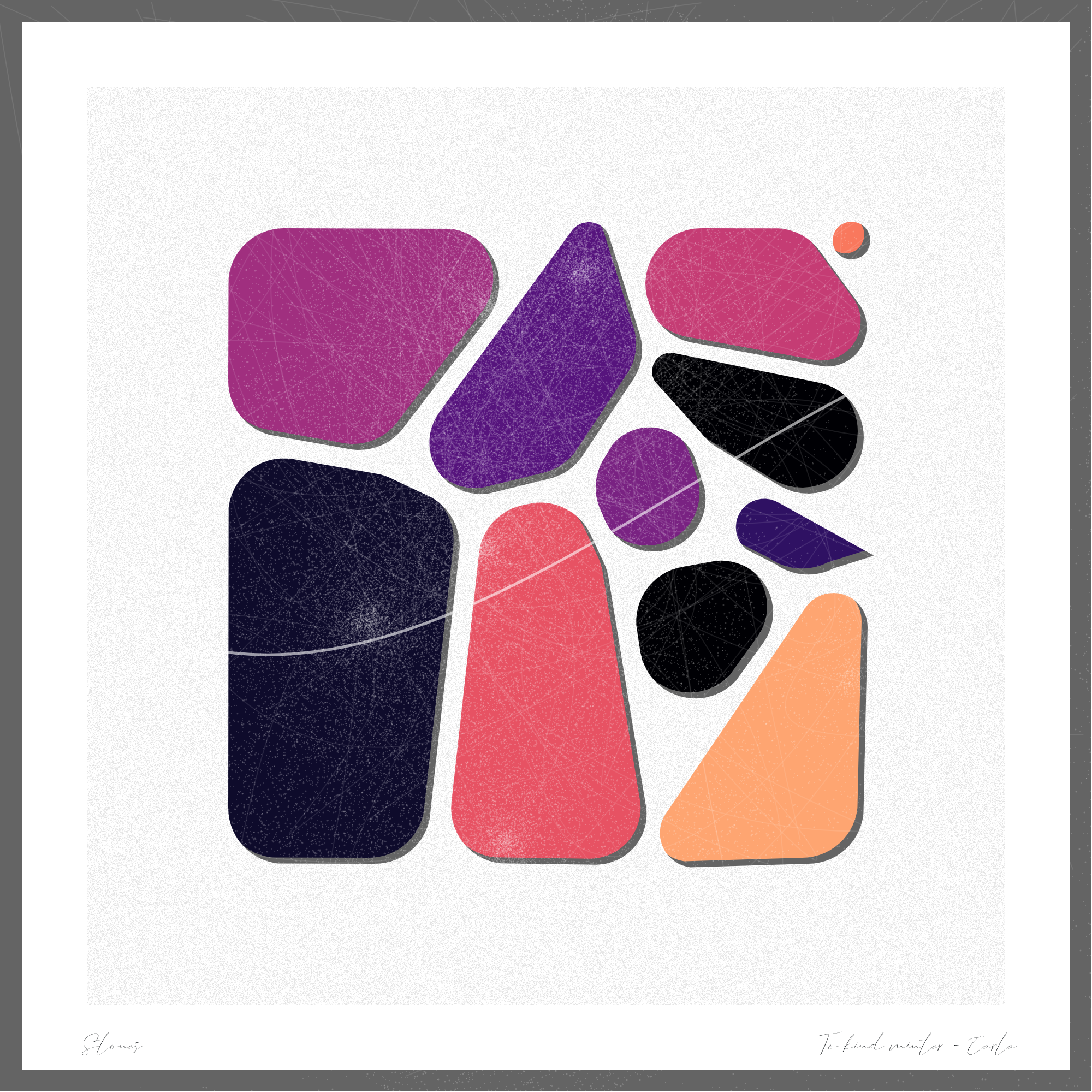 Stones #54 static NFT preview