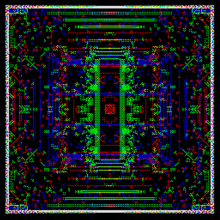 octomatonRGB #58 static NFT preview