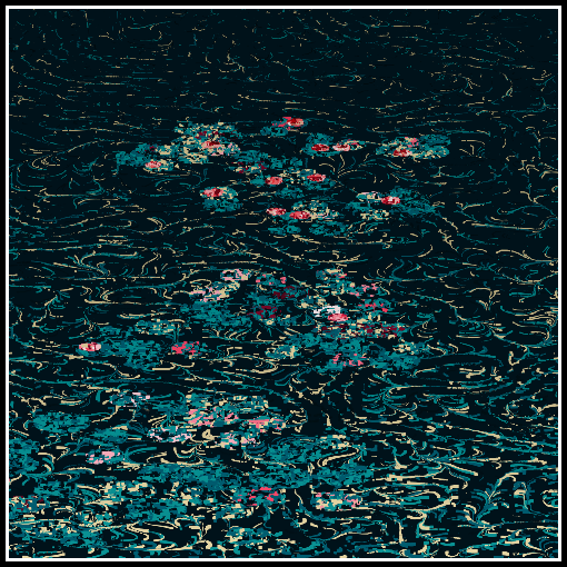 Polluted water lilies #61 static token preview