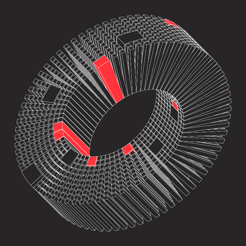 Ex Mobius (Neon Red) #38 static token preview