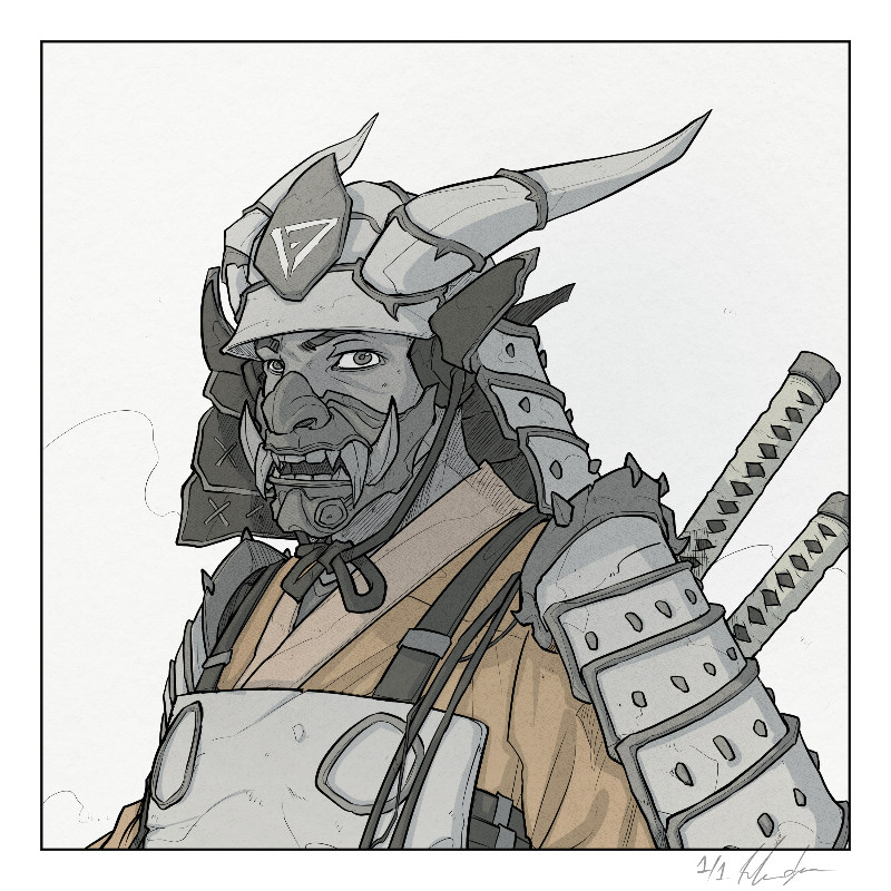 侍 (SAMURAI) #28 static token preview