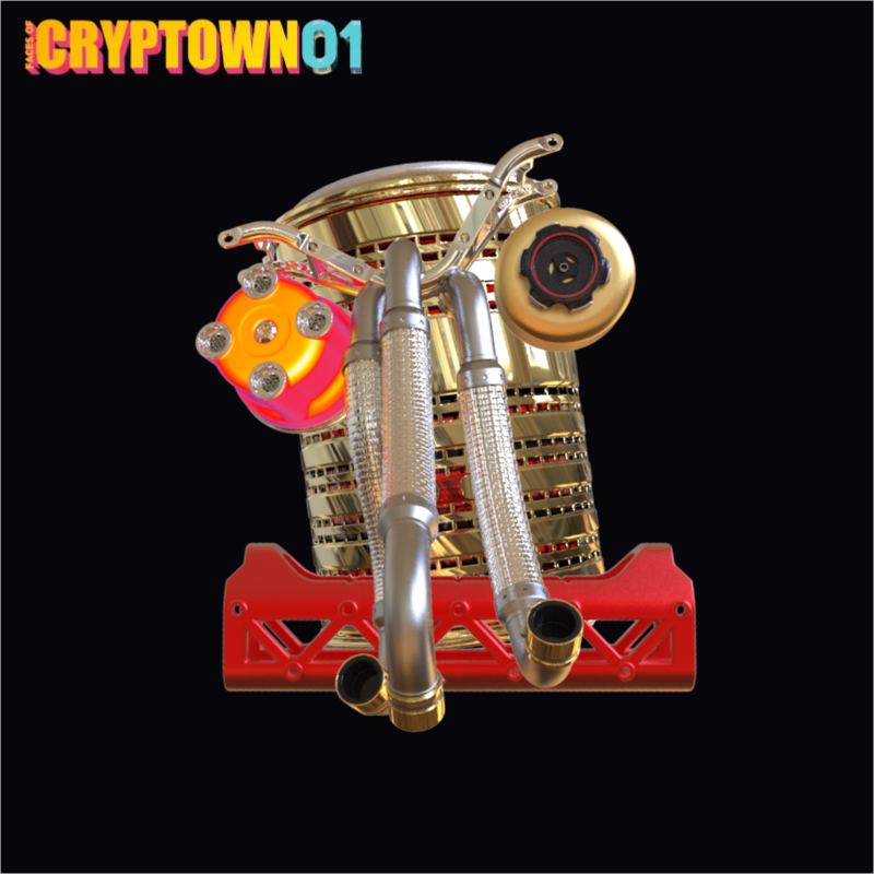 FacesOfCryptown vol.01 #98 static token preview