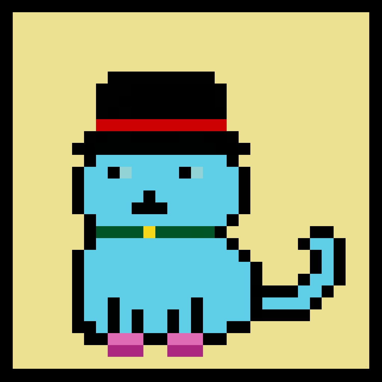 Lazy Kitties #1272 static NFT preview