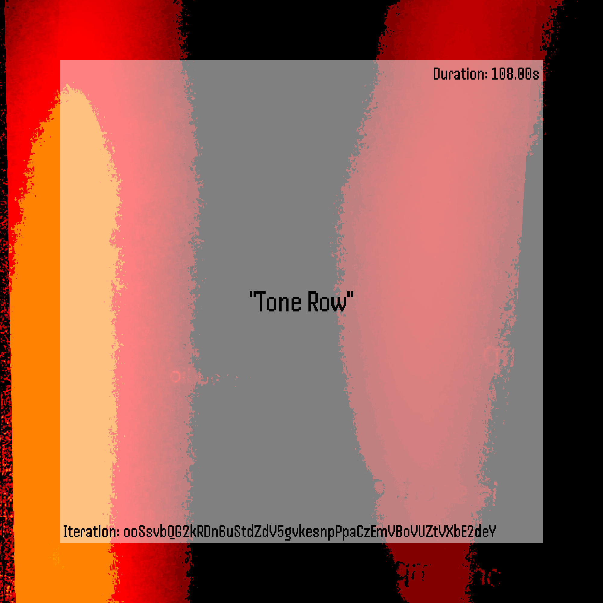 Tone Row #95 static NFT preview