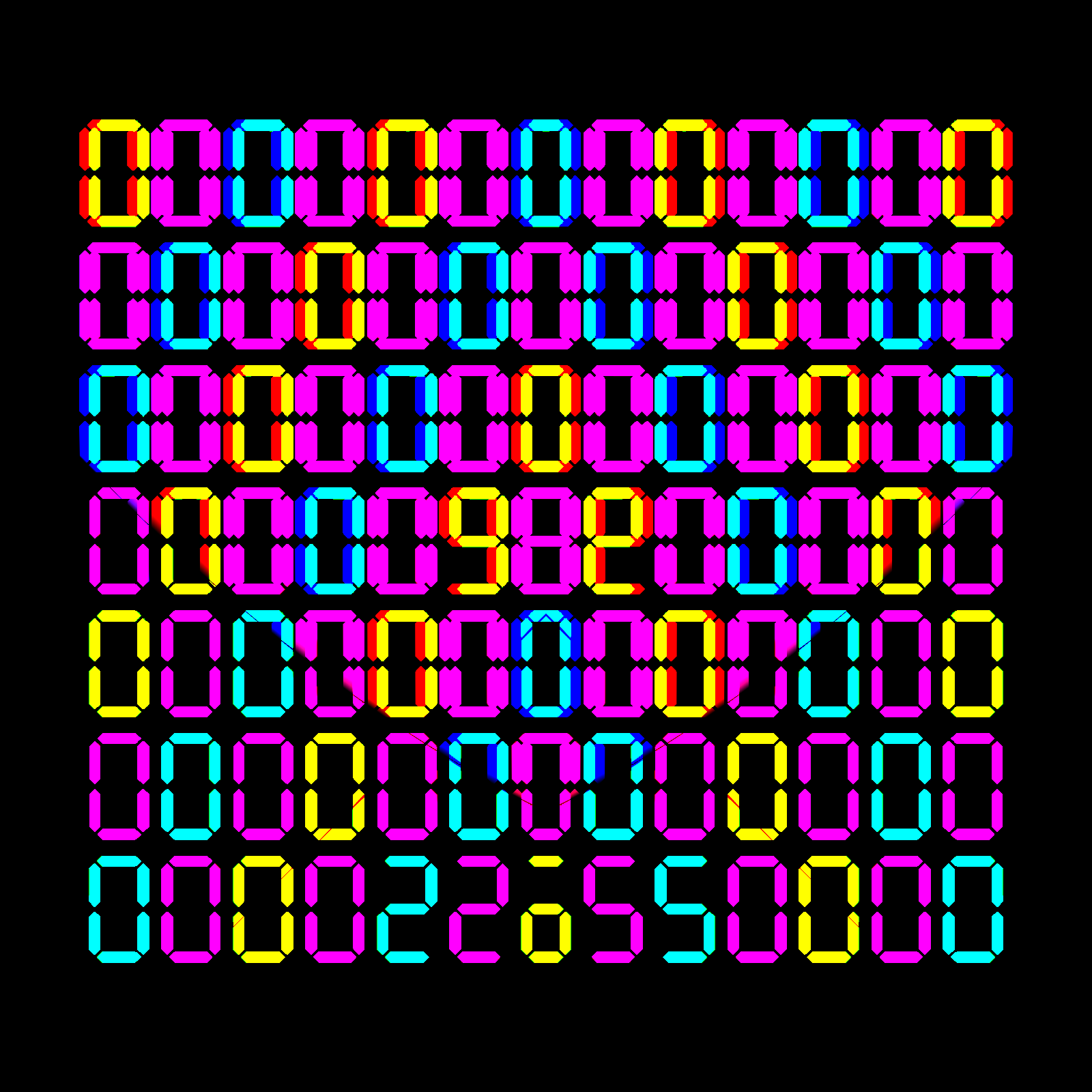 Digits #1051 static NFT preview