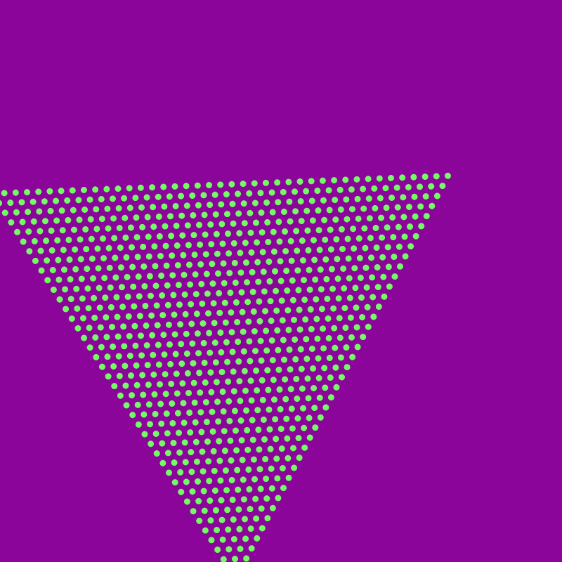 Triangle Color Study #54 static NFT preview