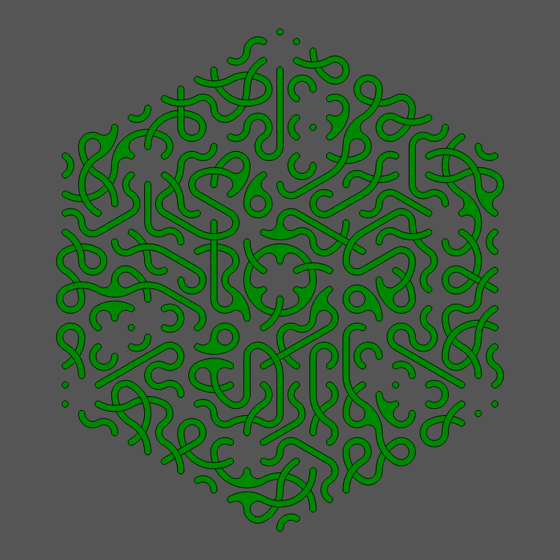 Threefold Symmetry - Dark Variations #285 static NFT preview