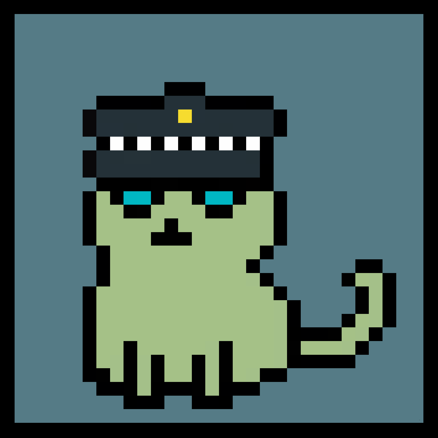 Lazy Kitties #2330 static NFT preview