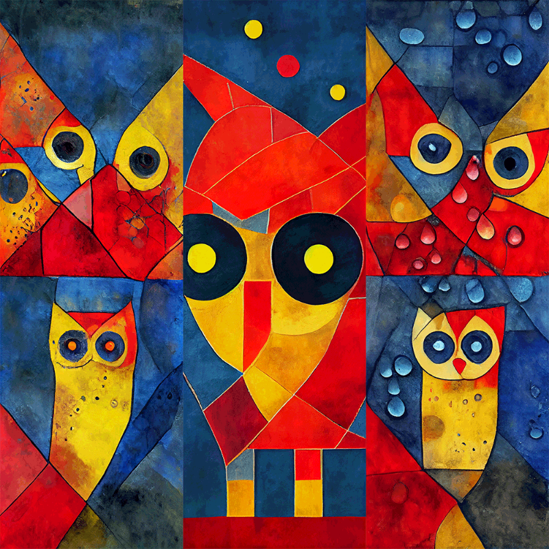AI Owl #10 static token preview